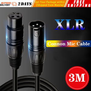 1M 3M XLR Cable Male to Female M/F Audio Cable For Microphone Mixer TPE Material+OFC Copper Male to Female XLR Cable