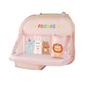 YIDIA Food Tray Car Back Seat Tray Folding Large Capacity Car Work Dining Table Small Durable Foldable Car Backseat Table Car Organizer