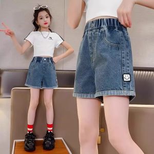 Quần ngố jean short jean bé gái. Quần sooc bò bé gái mẫu BSN size 18-50kg chất liệu mềm mại phối hình dễ thương quần bò bé gái