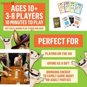 🚚【Local Express Delivery】🚚 Coyote Game Coyote Party Card Game Meet The Action-Packed Card Game Full Of High Fives And Havoc Funny Action Card Games