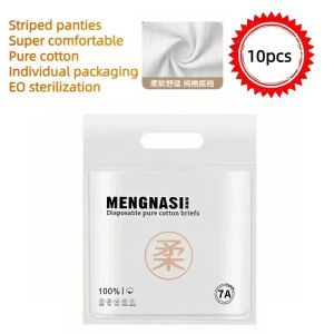 SGstock Striped disposable panties Mixcolor&White Super comfortable/cotton/individual packaging