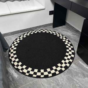 Thảm tròn Non-Slip thảm lót sàn thảm lót ghế máy tính bàn cà phê phòng khách thảm lót sàn trong nhà ném thảm thảm sàn cho trang trí nhà trẻ phòng khách phòng ngủ trẻ em