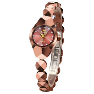 OLEVS 7007 Women Fashion Quartz Watch Gift Tungsten Steel Watchband Round-dial Wristwatch