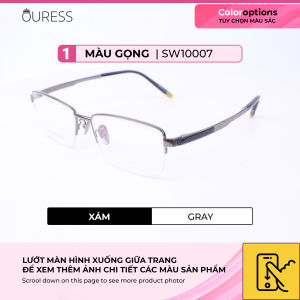 Gọng kính titanium sw10007 thời trang nam cao cấp siêu nhẹ siêu bền OURESS