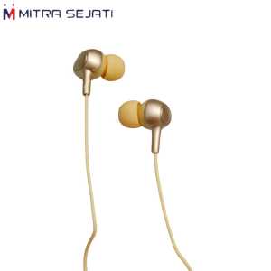Mitra Sejati Handsfree E11 Music Round Mic Warna High Quality Earphone Headset