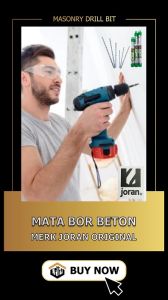 MATA BOR BETON JORAN DRIL SIZE 4 5 6 8 10 12 MM TEMBOK KUAT OBENG KUALITAS BAGUS TEBAL TAJAM