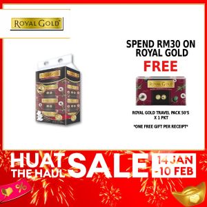 Royal Gold Luxurious White Facial Tissue 3PLY (4 Boxes x 110s)