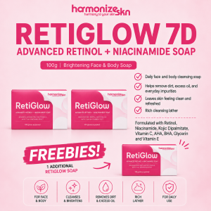 HormonizeSKN BUNDLES | RetiGlow 7D Retinol + Niacinamide Beauty Soap | Facial & Body Soap