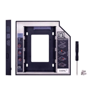 SEAN Second HDD Caddy SATA 2.5" HDD SSD 9.5mm Hard Disk Drive Box Enclosure For Apple Macbook DVD