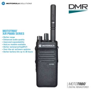 MOTOROLA XiR P6600i Digital/Analog UHF 403~527MHz 4W IP67 Walkie Talkie