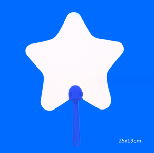 พัดกระดาษเปล่าDIYตกแต่งระบายสี พัดสำหรับวาดภาพระบายสี ของเล่น้สริมพัฒนาการ