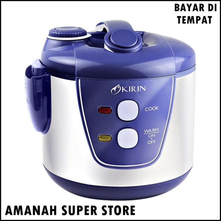 KIRIN KRC 389 Rice Cooker liter Panci Luar Dalam Stenlies BIRU