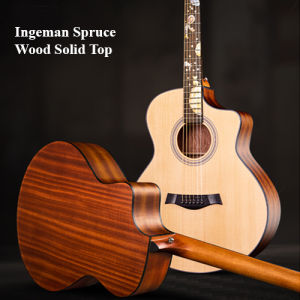 Acoustic Guitar 41InchGuitar MuGuitar MU-410 Spruce Solid Top.