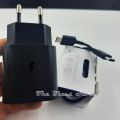 Samsung Fast Charger 25 Watt Type C To Type C EP-TA800 Original For Samsung Galaxy A24 4G , A33 5G , A34 , A52 5G , A52s 5G , A53 5G , A54 , A70 , A71 , A71 5G , A72 , A73 5G , A80 , A90 5G , S20+ , S20 5G , S20+ 5G , S21 5G , S21+ 5G , S20 FE 5G ,S20 FE. 