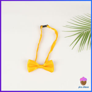 First Chioce  โบว์หูกระต่ายเด็ก ปรับความยาวสายได้ ผ้าซาติน 2 ชั้น Kids Bow