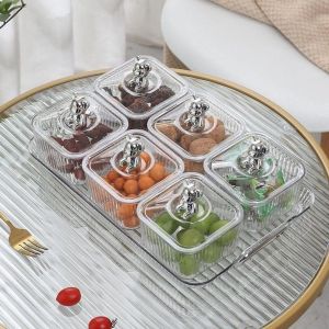 Khay đựng mứt bánh kẹo tết Kèm khay chất liệu nhựa Sang Trọng