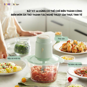 Máy Xay Thịt 18L Bear Đa Năng Xay Nhuyễn Nhanh Rau Củ Hạt Cứng Chịu Nhiệt Công Suất 300W SB-MX20A