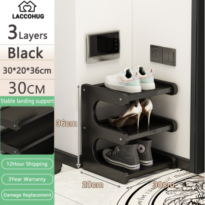 Multilayer Bamboo Shoe Organizer 2-6 Layers Option Dustproof and Large Capacity Shoe Rack