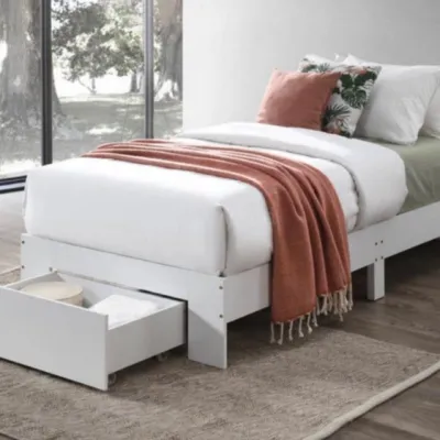 Luxe: Roxanne Storage Bed Frame | Single & Super Single | Bedroom | Drawer | Modern