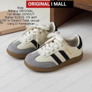 Sepatu baby anak kids warna hitam putih Untuk umur usia 3 4 5 6 7 8 9 10 11 12 tahun sole bawahan karet