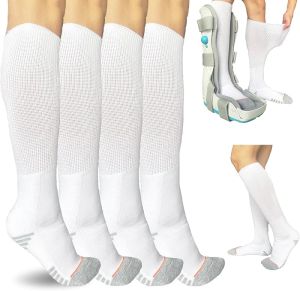 Walking Boot Socks air Cam Walker Cast Socks 2 Pairs Fracture Boot Brace Sock Surgical Orthopedics Sock for Men Women