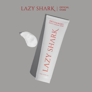 LAZY SHARK Archangel Gentle Cleansing Cream | 140ml Facial Cleanser and Face Mask with Papaya Emu Apple Seaweed Sweet Almond Oil and Glycerin