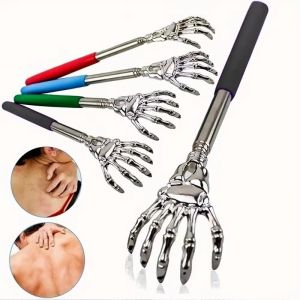 Portable Telescopic Back Scratcher Stainless Steel Back Scratcher Ghost Hand Back Massager