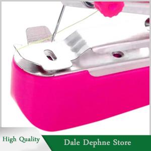 [Dale Dephne] จักรเย็บผ้าขนาดเล็ก1เซ็ตเครื่องเย็บแบบเร็วประหยัดแรงใช้ผ้าเครื่องมือเย็บแบบใช้มือขนาดเล็กพกพาได้