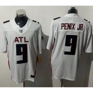 Áo đấu bóng bầu dục NFL thế hệ 3 đội Falcons áo thun ngắn tay NFL kiểu Mỹ thêu hàng có sẵn số 5 3
