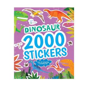 Dinosaurs 2000 Stickers Book To Do Fun Colouring & Activities For Kids