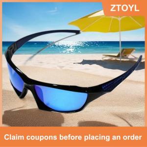 【ZTOYL】 1 cái thể thao phân cực Kính mát cho nam giới Trọng lượng nhẹ tầm nhìn ban đêm nam Shades đi xe đạp lái xe câu cá thời trang gương kính mát