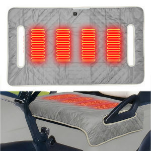 Thermal Waterproof Seat Cover for Golf Carts Head & Face Protection Heated Cushion for Outdoor Use