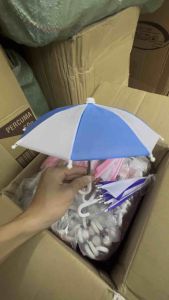 New Motorcycle Phone Holder Mini Sunshade Umbrella Motorcycle Decoration Accessories Polyester Mobile Automatic Umbrella