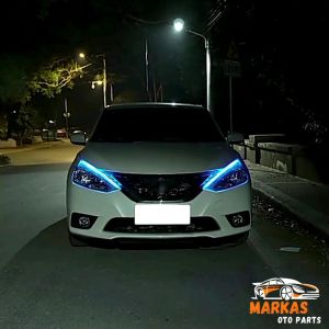 Lampu Led Alis DRL 45cm Welcome Light Sein Running Strip Fleksibel Waterproof Sign Sen Jalan 2pcs (1set)