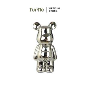 TURTLE Violent Bear Piggy Bank Ceramic Ornament Home Decor Living Room Decoration