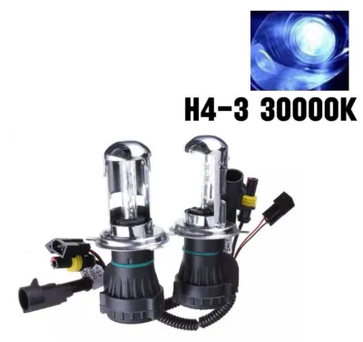EZ online ไฟหน้ารถยนต์ XENON HID ชุดหลอดไฟ มีขั้วH4 H-L มีค่าสี 4300K 6000K 8000K 10000K 12000K เป็นชุด 1คู่ รถยนต์ทุกรุ่น ทุกยี่ห้อใช้ได้