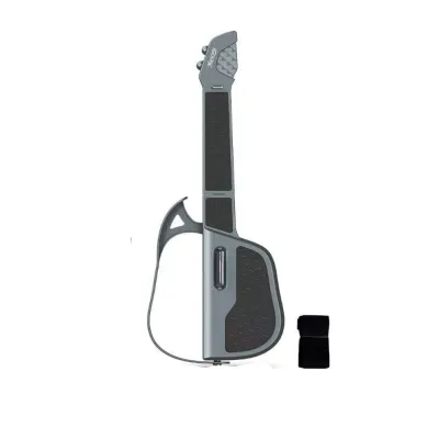 SELLYER Automatic Transmission Smart Stringless Guitar Foldable Two Levels Volume Kids Electric Musical Guitar Music Synthesizer USB Rechargeable Music Enlightenment Instrument For Beginner Entry Level