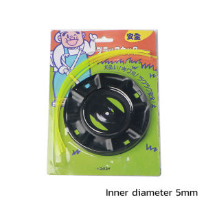 Grass Cutter String Trimmer Head with 4 Nylon Lines Mower Accessories 120mm