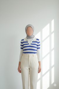 Clara Knit Top – Atasan Rajut Lengan Pendek Stylish