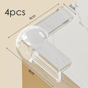 4Pcs Airbag Baby Safety Table Corner Guards Anti-Collision Edge Protector Soft Silicone Material