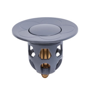 Bathroom Sink Drain Stainless Steel Pop-Up Bounce Core Basin Drain Filter Hair Collector Shower Sink Filter Bathtub Plug Tool