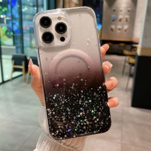 Siamcase.BKK เคสกากเพชรส่องแสงประกายวิบวับ Magnetic Case For iPhone 16 Promax 15 Pro 14 Plus 13 12 11 เคสไอโฟน เคสกันกระแทก