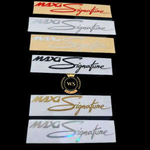 Stiker Cutting Maxi Signature Aerox Lexi Nmax Xmax Yamaha / Sticker Maxi Signature Nmax