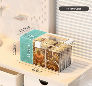 Card Storage Box 3Slot / TCG gaming cards Pokemon One Piece (JBox)