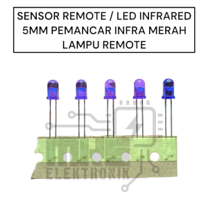 Sensor Remote / LED Infrared 5MM Pemancar Infra Merah untuk Lampu Remot 10pcs