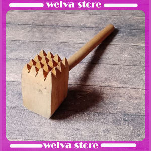 Palu Pelunak Daging Bahan Kayu Kotak