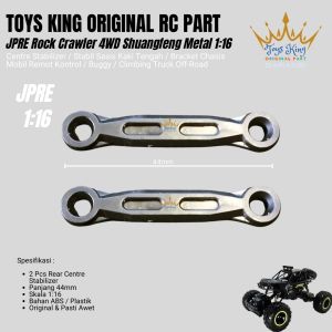 Chassis Stabilizer Sasis Kaki Soket Box Batre Konektor Switch Rear Stabilizer Centre  Mobil Remot Kontrol / Buggy / Climbing Truck Off-RoadJPRE Rock Crawler 4WD Shuangfeng Metal 1:16 TOY KING ORIGINAL RC PART