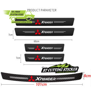 sticker x pander Stiker Pelindung Pintu Mobil Bahan carbon 3D Anti Gores Untuk Mitsubishi Xpander