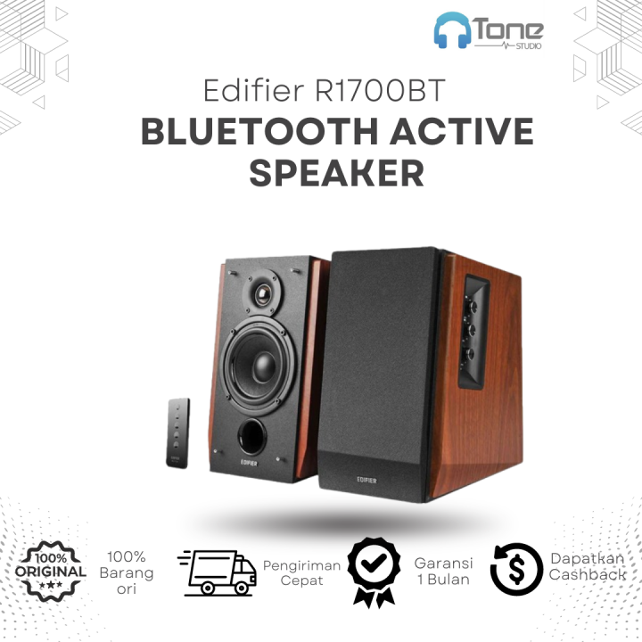 Speaker Bookshelf Edifier R1700BT Lazada Lazada Indonesia