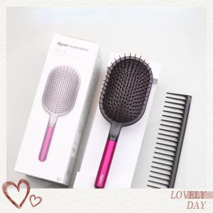 Dyson Comb Wide Tooth Air Detangling Hairdressing Rake Hair Styling Massage Sharon Brush Set 2Pc Tool Accessories